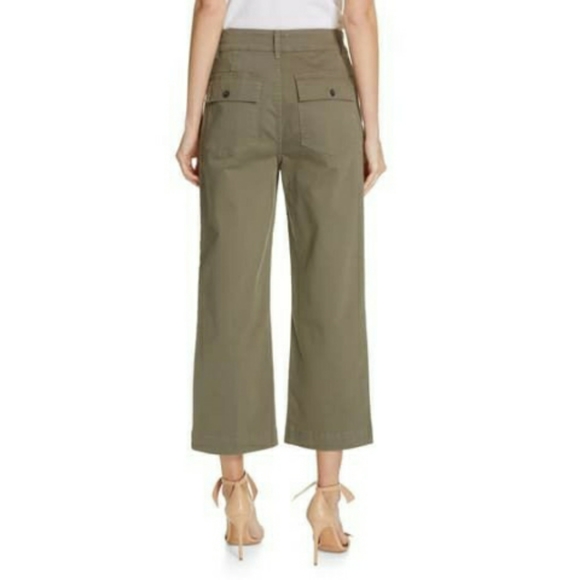 FRAME Lean Straight Cropped Pants
Army Gre… - Picture 2 of 13